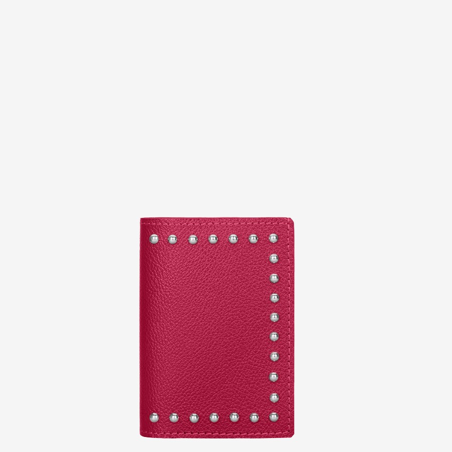 POCHETTE POUR CARTES (ROUGE POINT BLANC)